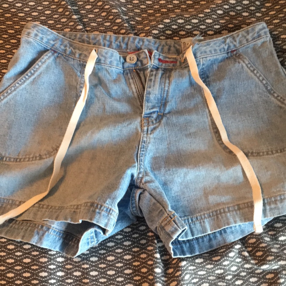 Blue jean shorts